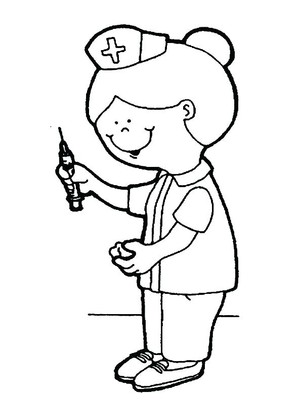 595x777 Interesting Doctor Coloring Page Nurse Coloring Pages Nurse