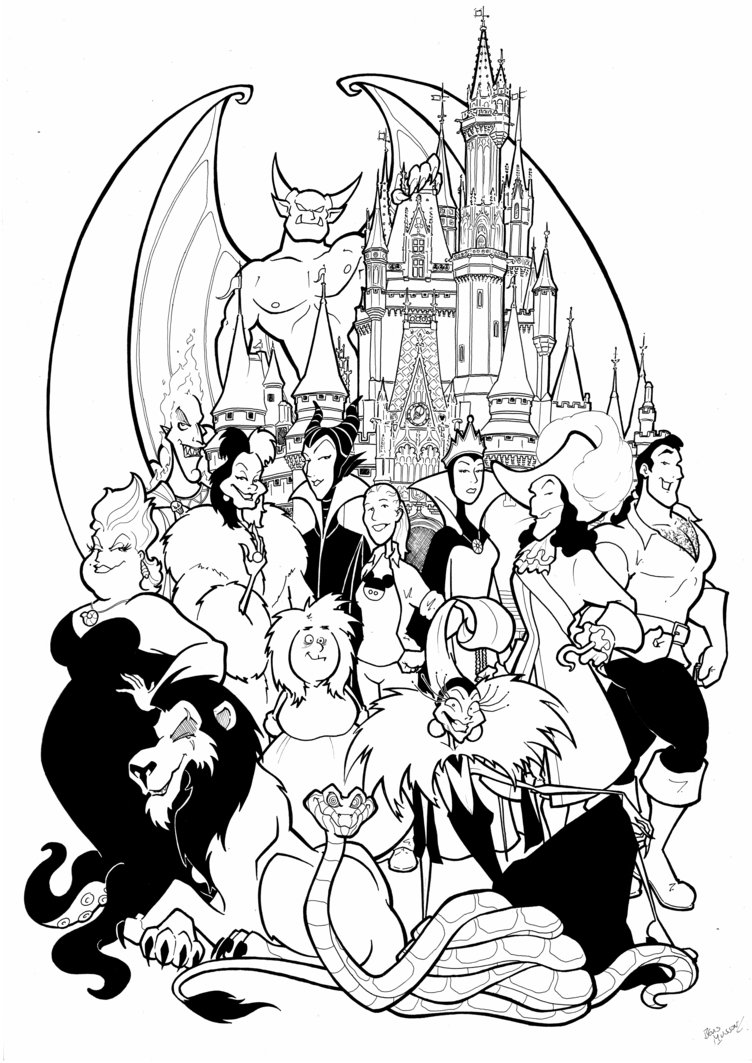 752x1063 Maleficent Coloring Pages Bltidm Free Of Disney Villains