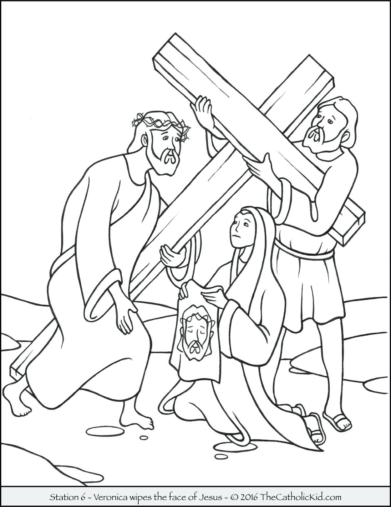 1250x1618 Unbelievable Stations Of The Cross Coloring Pages Meets His Mother