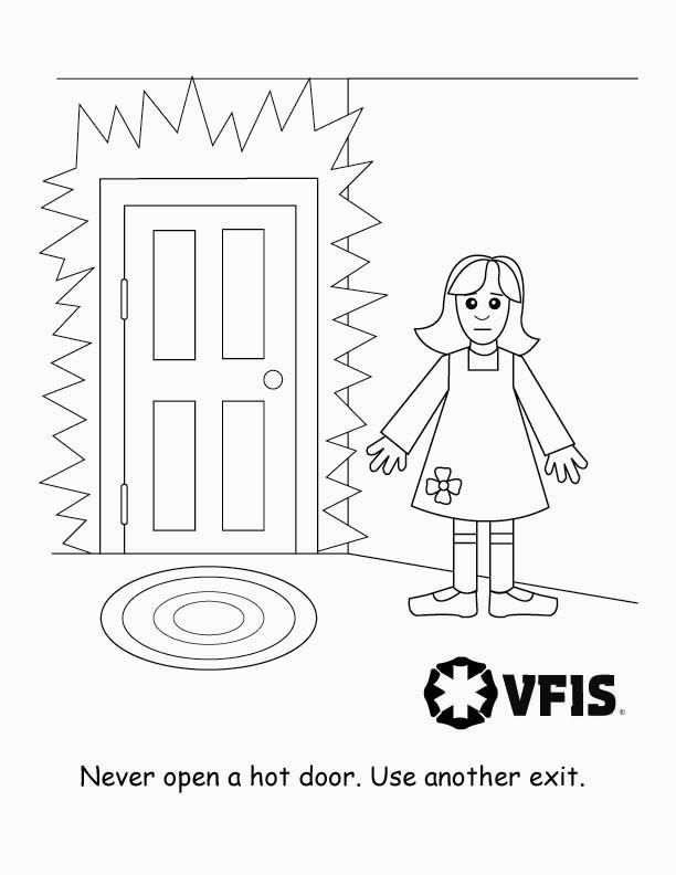 612x792 Badge Coloring Page