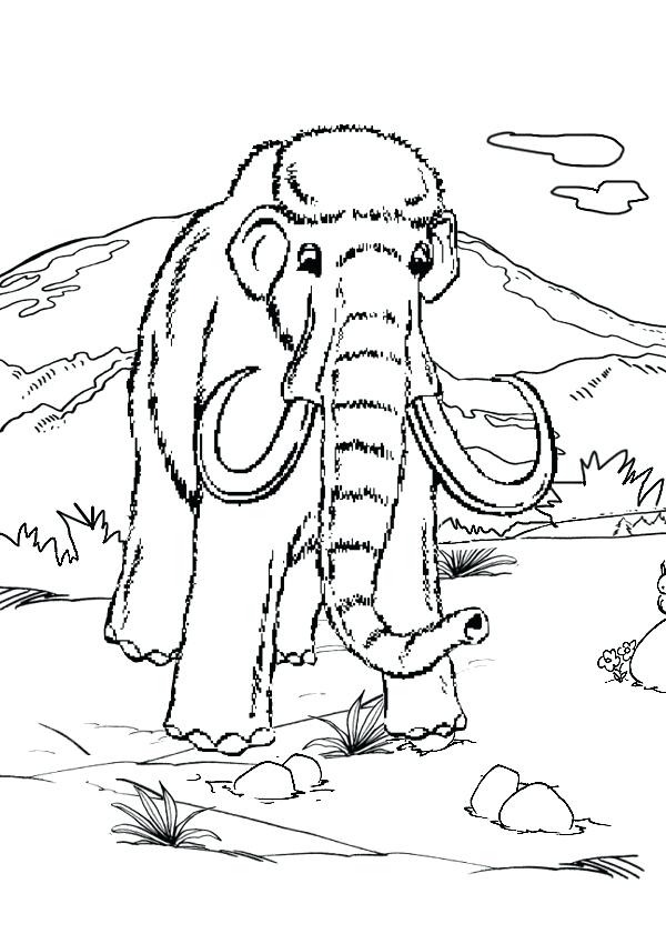 Mammoth Coloring Pages at GetDrawings | Free download