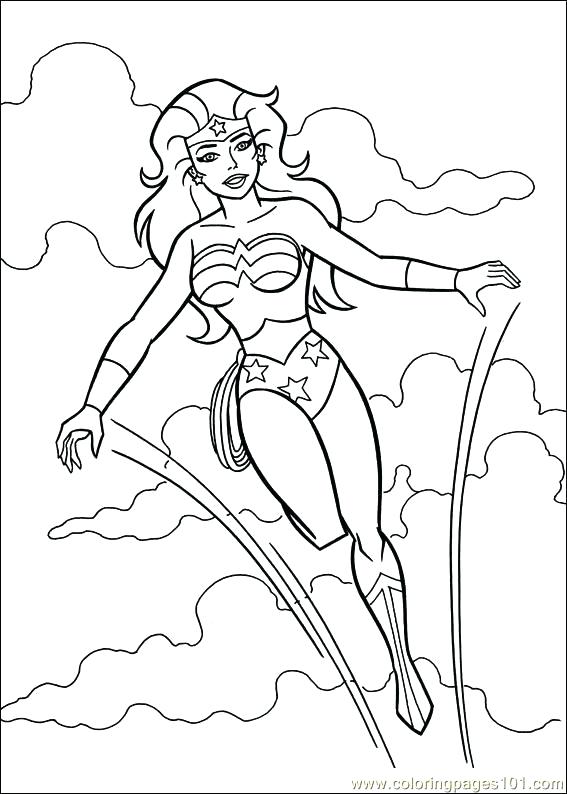 567x794 Wonder Woman Color Pages Images For Wonder Woman Coloring Page