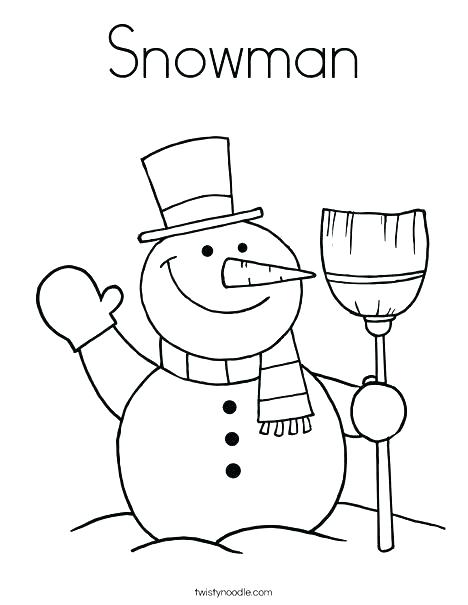 468x605 Snow Man Coloring Page Coloring Pages Snowman Snowman Coloring