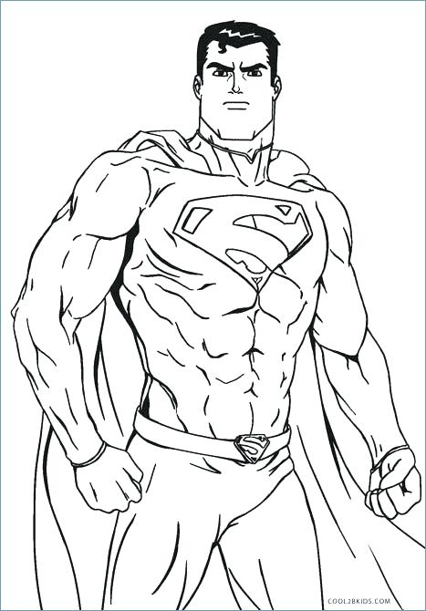 467x670 Man Of Steel Coloring Pages