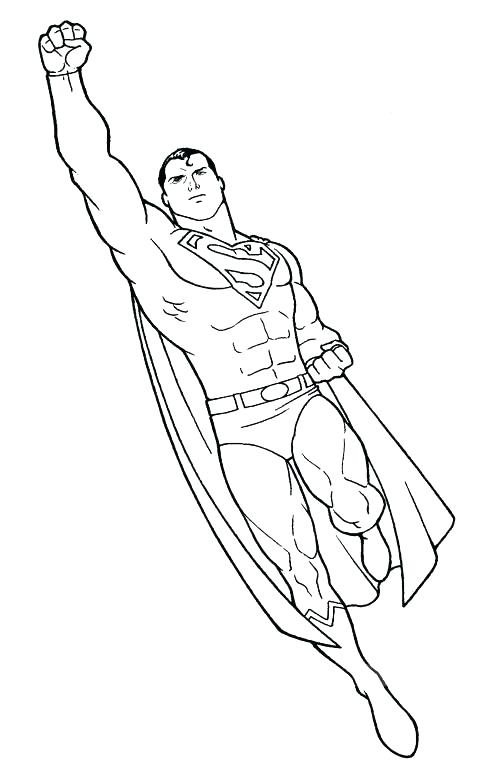 484x766 Superman Man Of Steel Coloring Pages