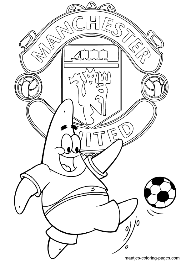 595x842 Manchester United Coloring Pages