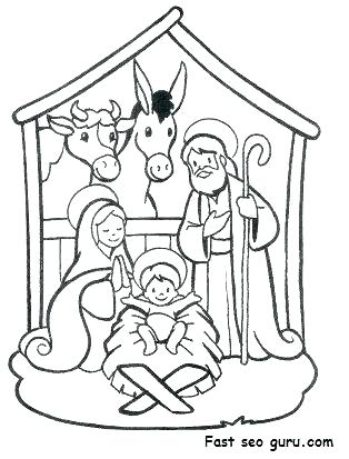 314x413 Manger Coloring Page Manger Scene Free Coloring Pages