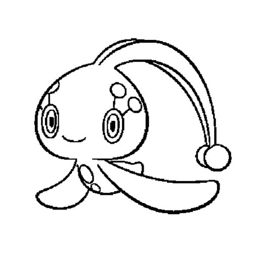 Manaphy Coloring Pages at GetDrawings | Free download