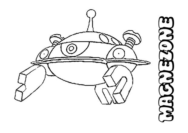 620x438 Magnezone Pokemon Coloring Page More Electric Pokemon Coloring
