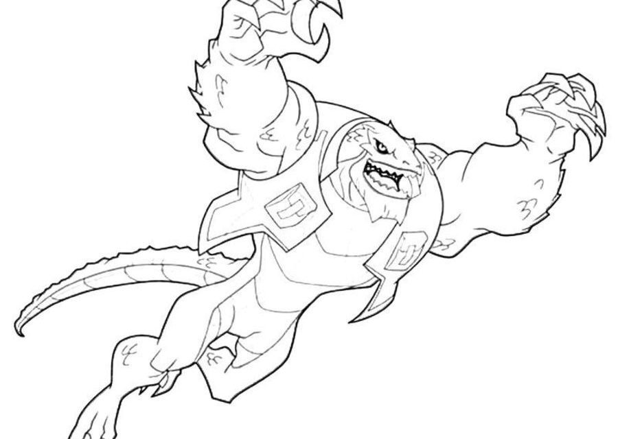 900x640 Coloring Pages Killer Croc, Printable For Kids Adults, Free