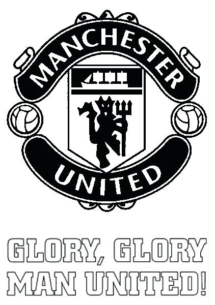 Manchester United Coloring Pages at GetDrawings | Free download