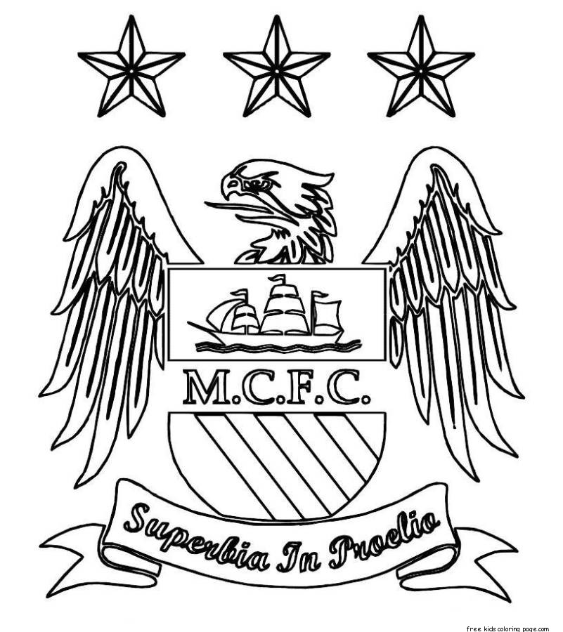 Manchester United Coloring Pages at GetDrawings | Free download