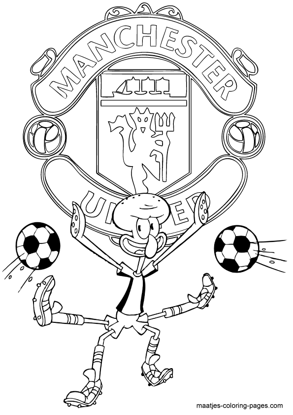 595x842 Soccer Team Coloring Pages