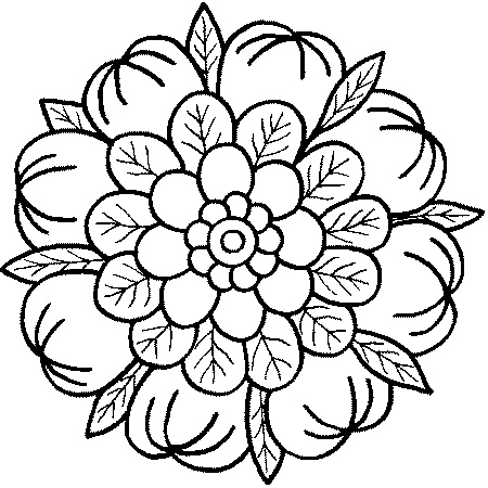 450x450 Free Printable Mandala Coloring Pages For Adults