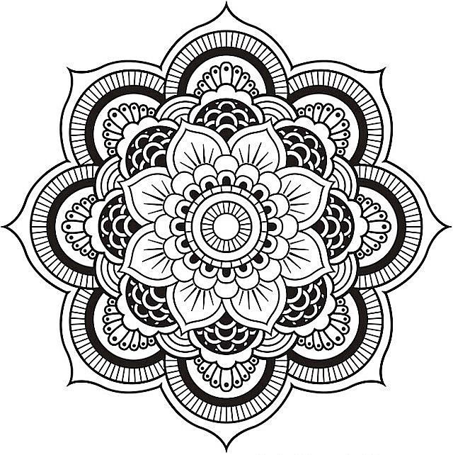 640x642 Mandala Coloring Pages Let Your Artistry Shine Brighter