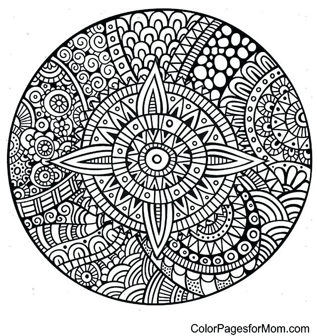 640x678 Mandalas Coloring Pages Good Mandalas Coloring Pages