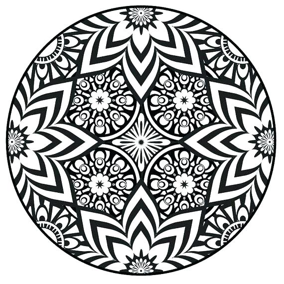 570x570 Mandala Coloring Pages Images New Celtic Printable Color Mandalas
