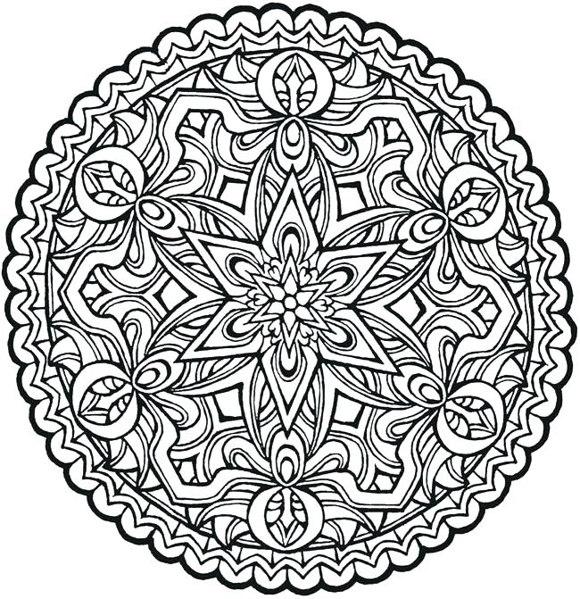 650x671 Simple Mandalas To Print And Color Cute Free Simple Mandala