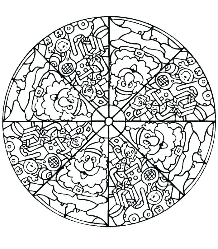 700x800 Free Printable Mandala Coloring Pages