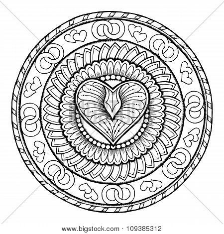 450x470 Mandala Coloring Pages Expert Level