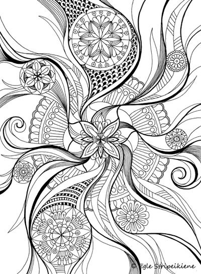 400x545 Coloring Pictures Mandalas