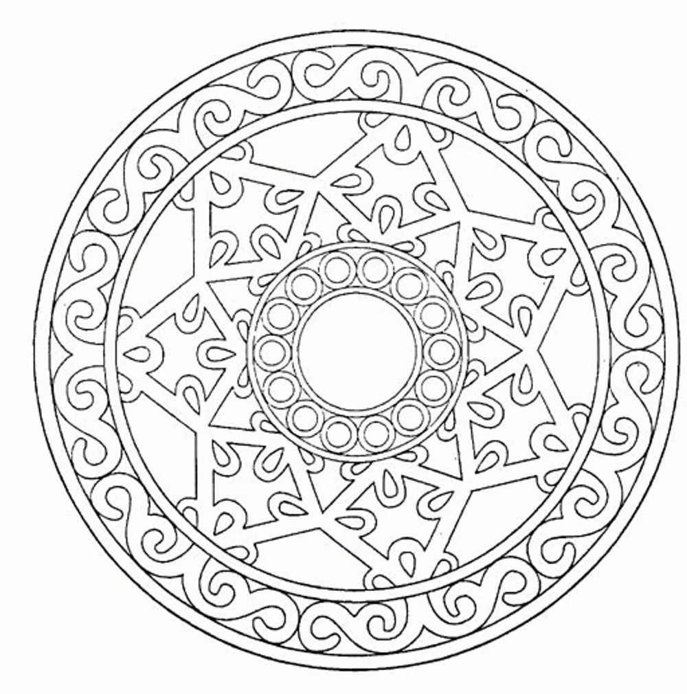 1000x1010 Good Free Mandala Coloring Pages For Adults Printables