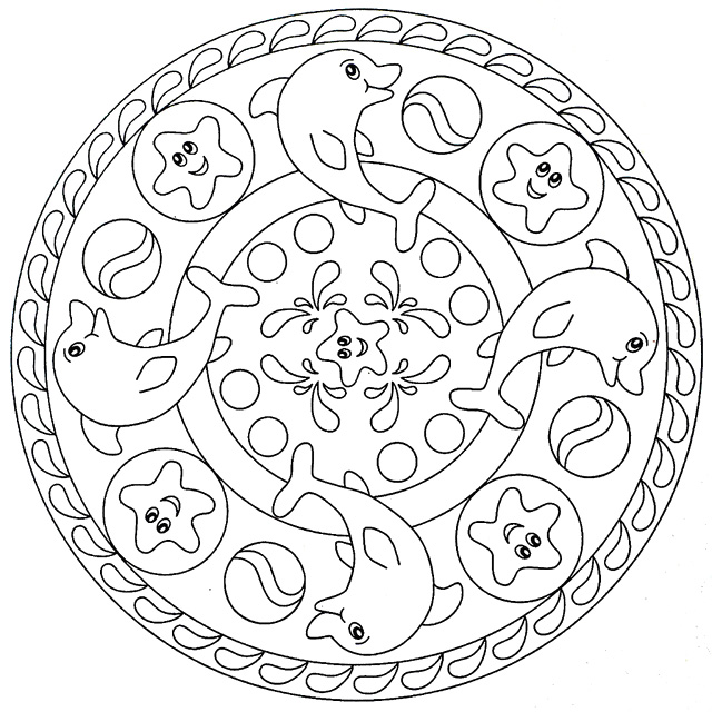 Mandala Coloring Pages For Kids at GetDrawings | Free download