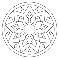 236x236 Mandala Coloring Pages Printable Free Kids World Of Printable
