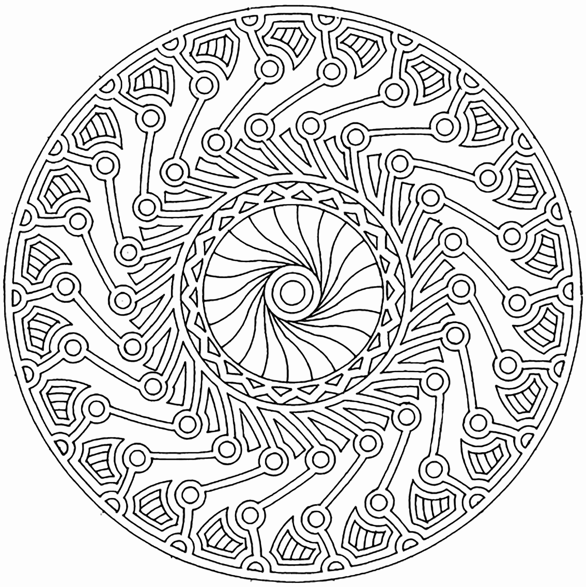 1996x2000 Mandala Coloring Pages Online New Mandalas Online Drawing