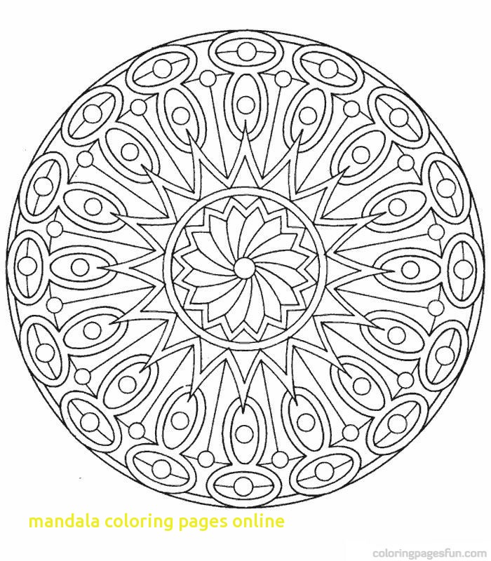 700x800 Mandala Coloring Pages Online With Mesmerizing Mandala Coloring
