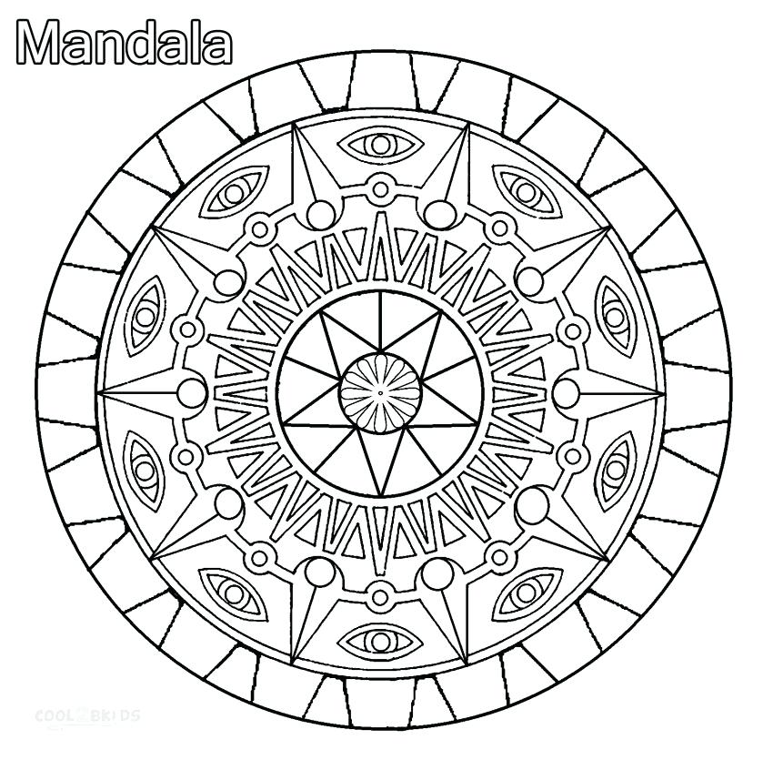 850x835 Online Mandala Coloring Pages Mandala Coloring Page Mandala