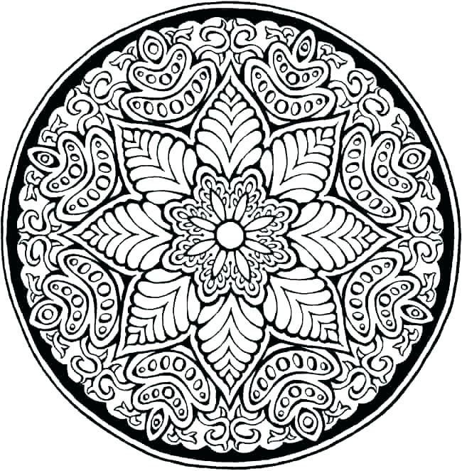 650x662 Online Mandala Coloring Pages Mandala Coloring Pages Online