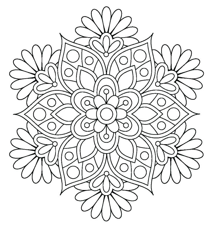 736x817 Online Mandala Coloring Pages Mandala Coloring Sheets Together