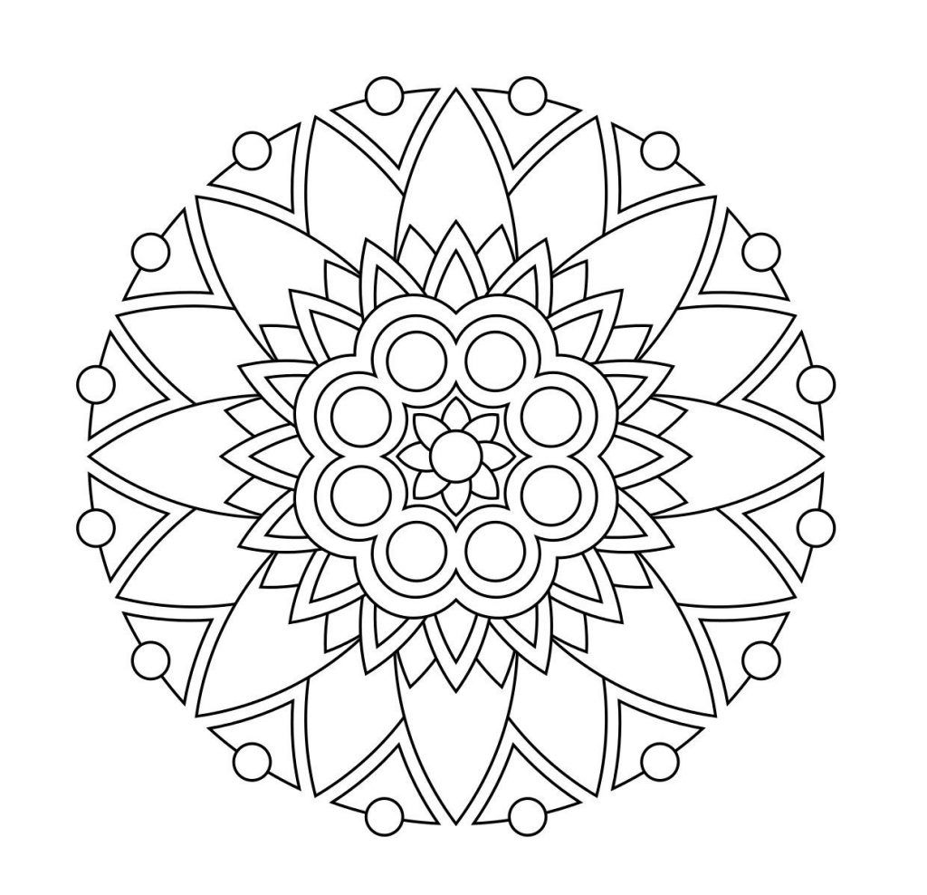 1024x988 Mandala Coloring Pages Pdf