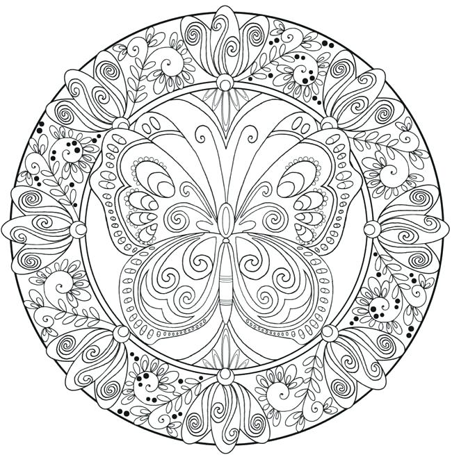 650x655 Mandala Coloring Pages Printable Best Mandala Printable Ideas