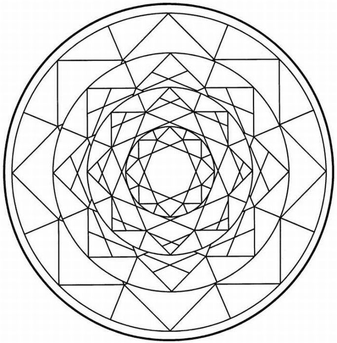 683x694 Cool Design Coloring Pages