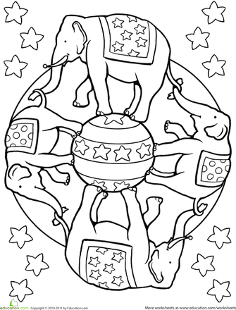 335x440 Elephant Mandala Mandala, Worksheets And Markers