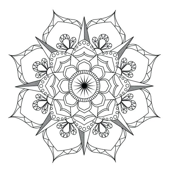 570x570 Flower Mandala Coloring Pages Image Result For Flower Mandala