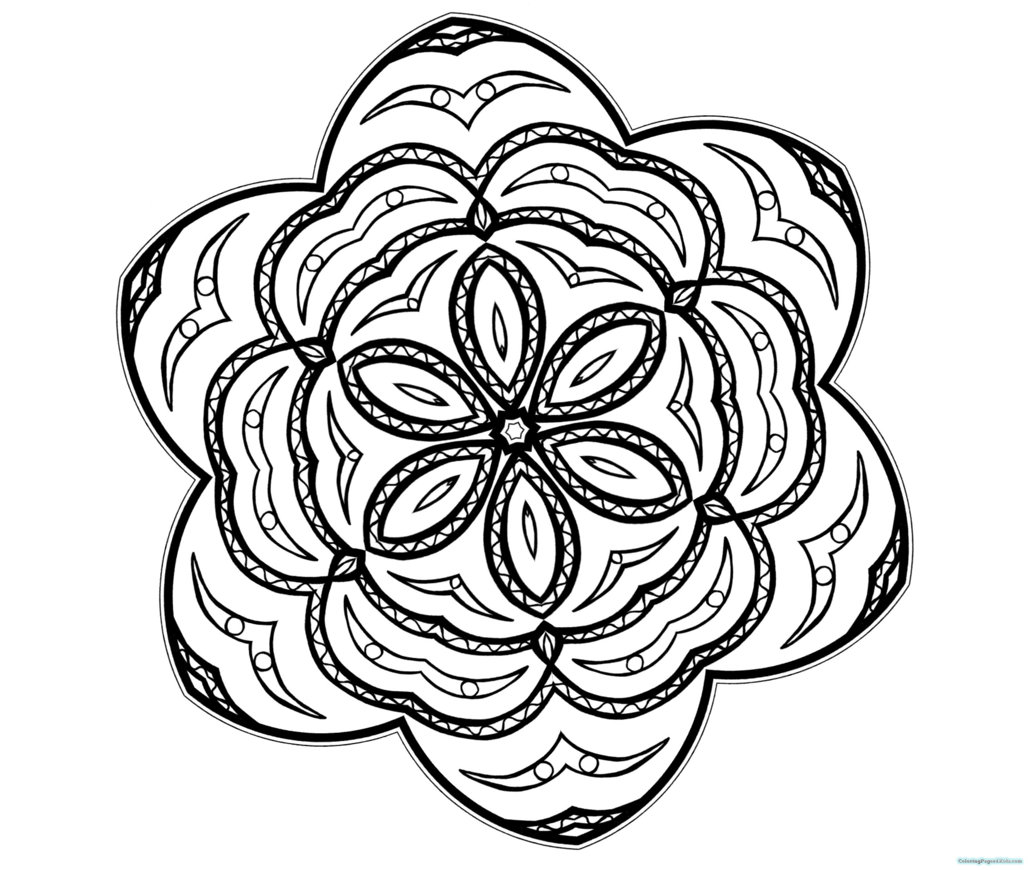 3344x2832 Mandala Flower Coloring Pages Difficult Coloring Pages For Kids