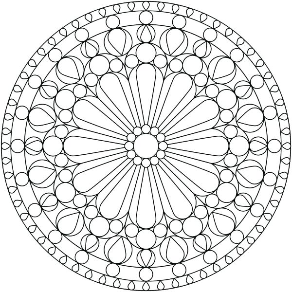 600x600 Awesome Flower Mandala Coloring Pages Or Lovely Flower Mandala