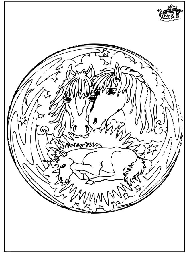 660x880 Best Printable Pages Horses Images On Coloring