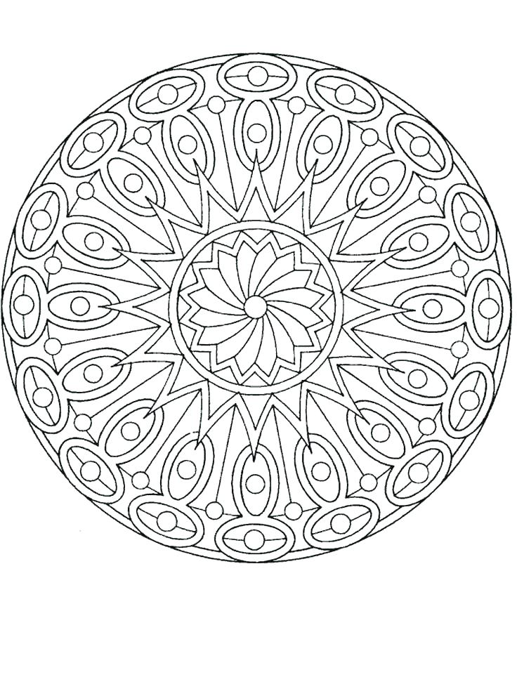 736x981 Mandala Meditation Coloring Pages For Coloring Book Mandala