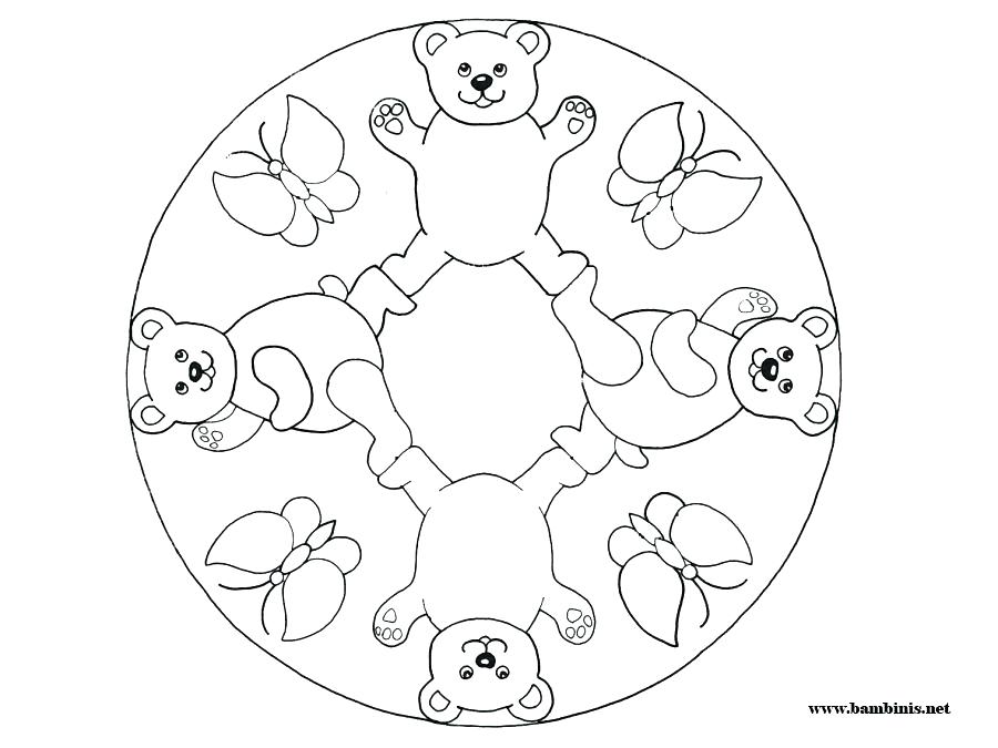 900x675 Mandalas Coloring Pages Mandalas Meditation Coloring Easy Flower