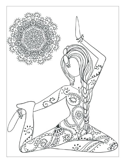 474x618 Meditation Coloring Pages