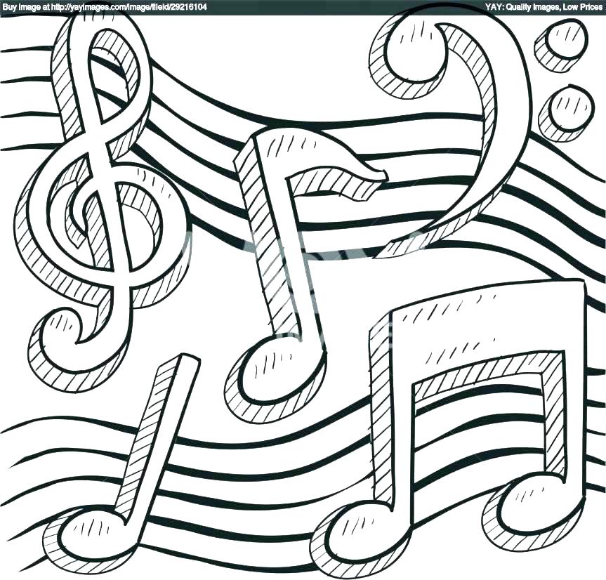 863x826 Free Music Coloring Pages Printable And Awesome Musical