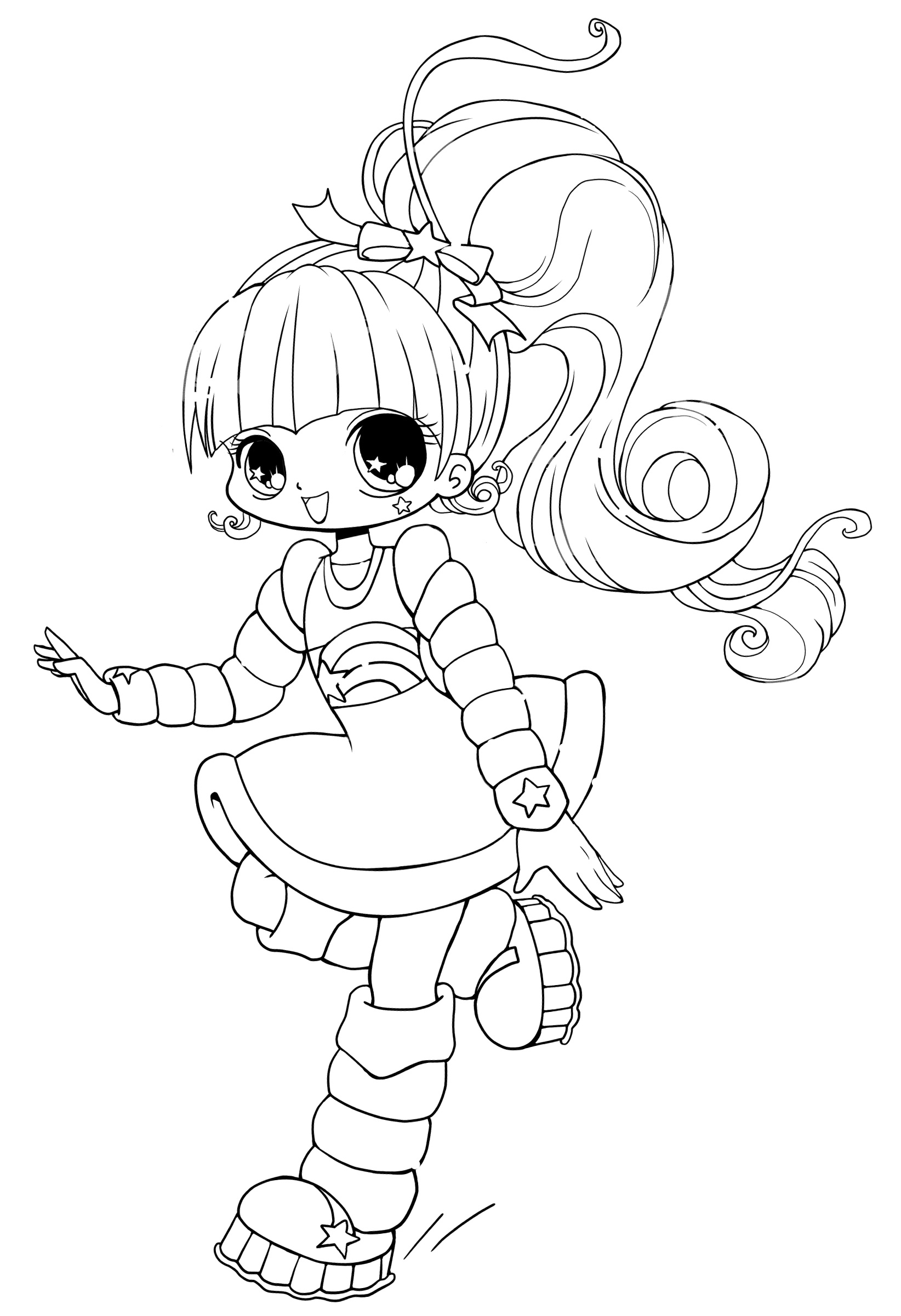 1644x2402 Free Printable Chibi Coloring Pages For Kids At Cute Anime