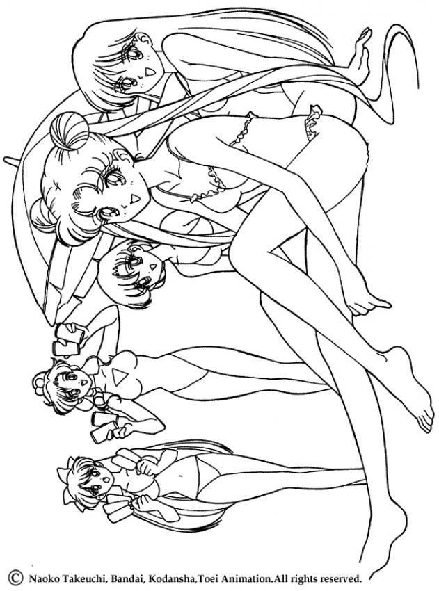631x850 Sailor Moon Coloring Pages