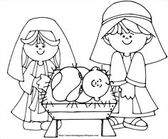 236x195 Printable Nativity Coloring Page Free Pdf Download