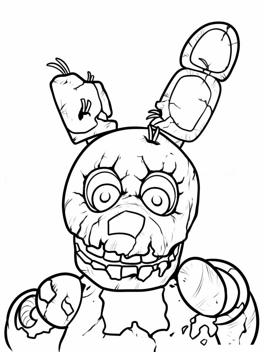900x1200 Fnaf Mangle Coloring Pages Photos Fnaf Coloring Pages