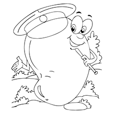 Mango Coloring Pages